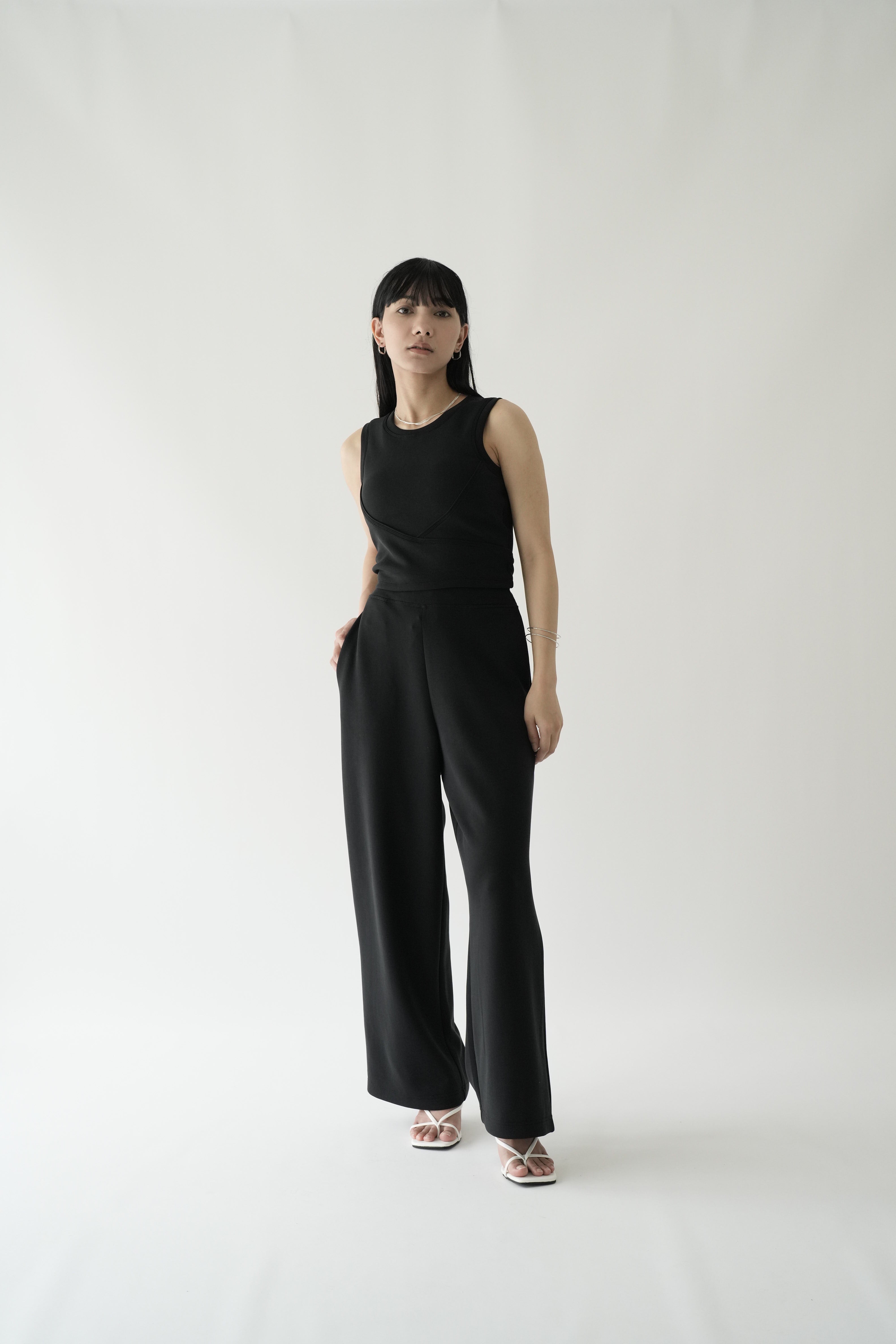 ZEN SEAMLESS クロスラインブラトップ