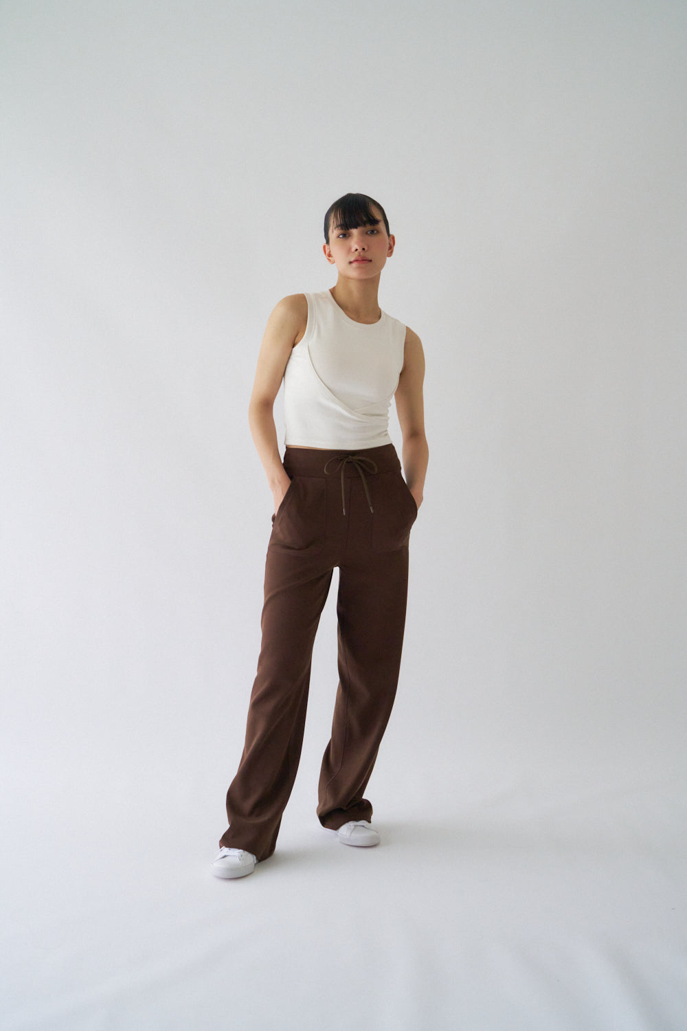 ZEN SEAMLESS クロスラインブラトップ