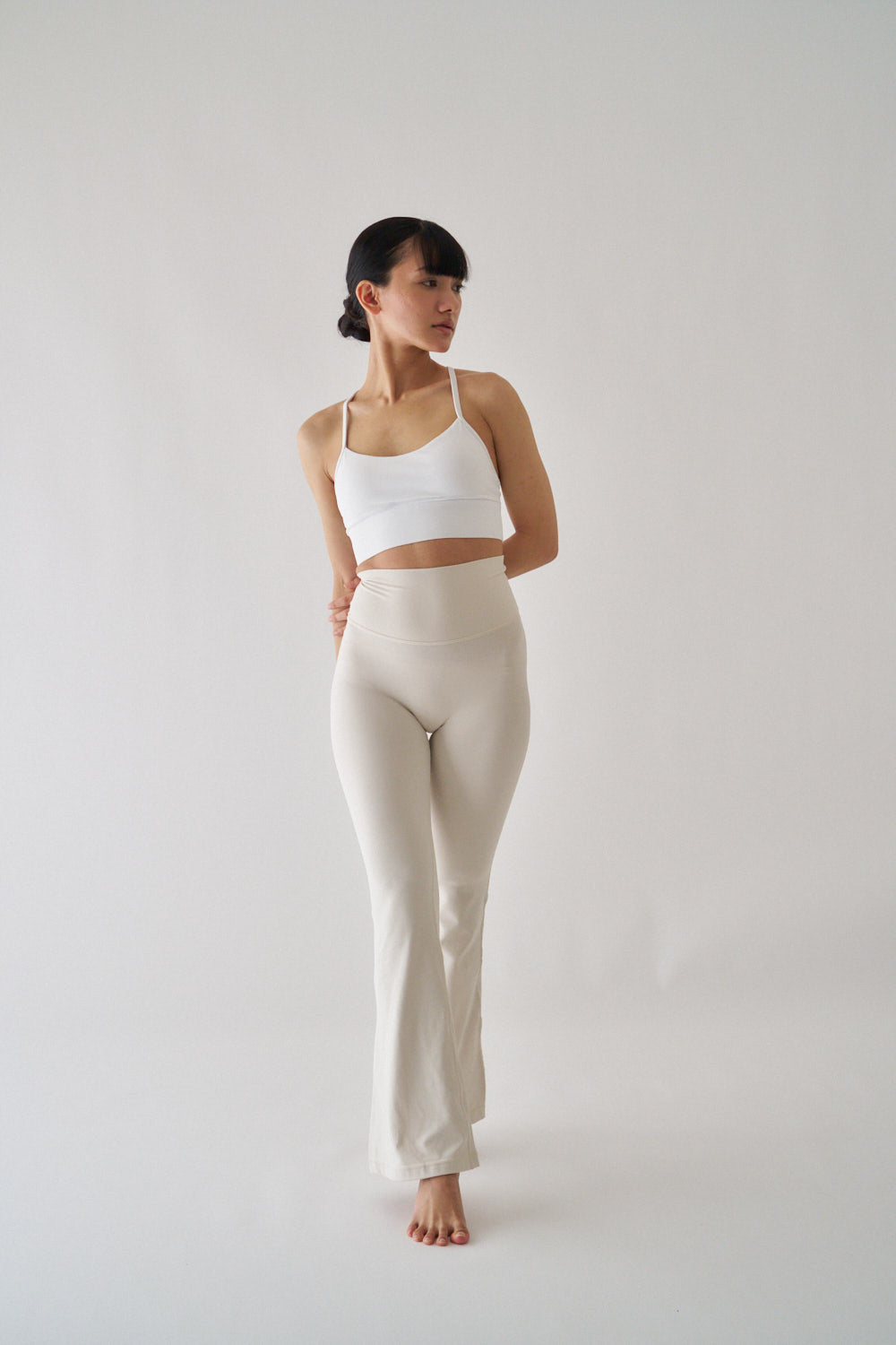 ZEN ESSENTIAL シグニチャー レギンスフレアパンツ
