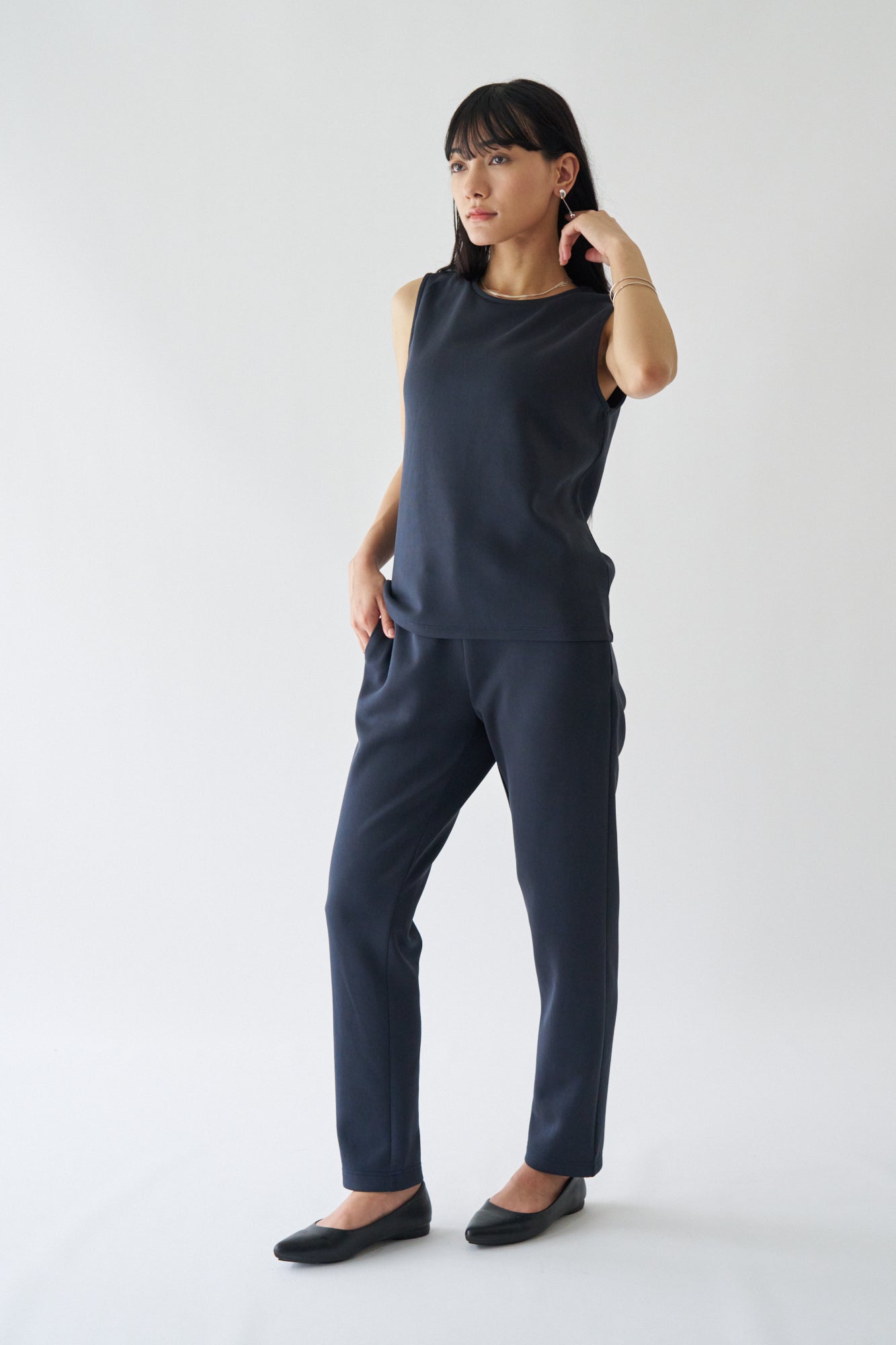ZEN SEAMLESS スタンダートノースリーブシャツ
