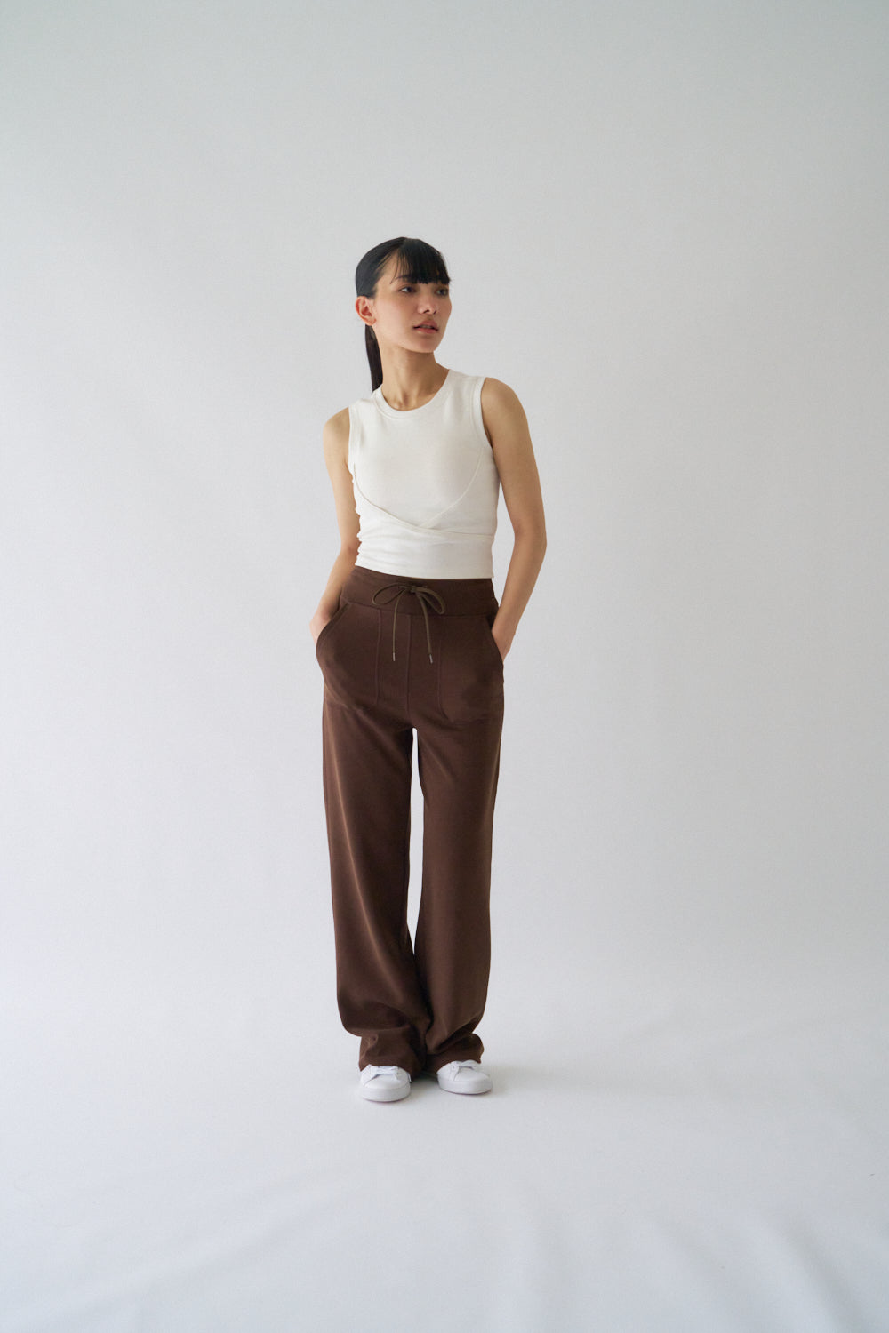 ZEN SEAMLESS クロスラインブラトップ
